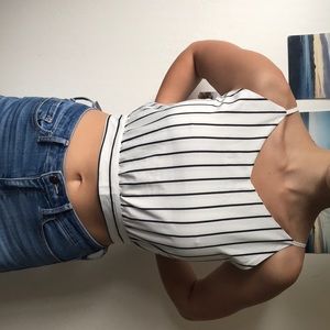 Stripped crop top